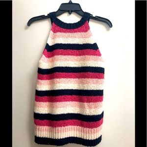 Jcrew tank top stripped multi color